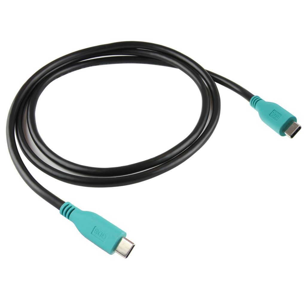 GDS®正品USB Typ-C 2.0公头转公头1 M电缆