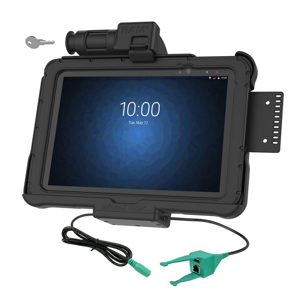 GDS®钥匙锁定电源+ USB-A & RJ 45 Dock for Zebra ET 5x 10.1”