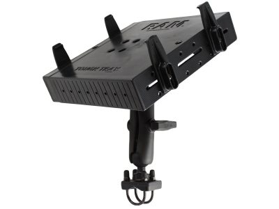 RAM® Tough-Tray™ Double Ball Mount with Double U-Bolt Rail Base