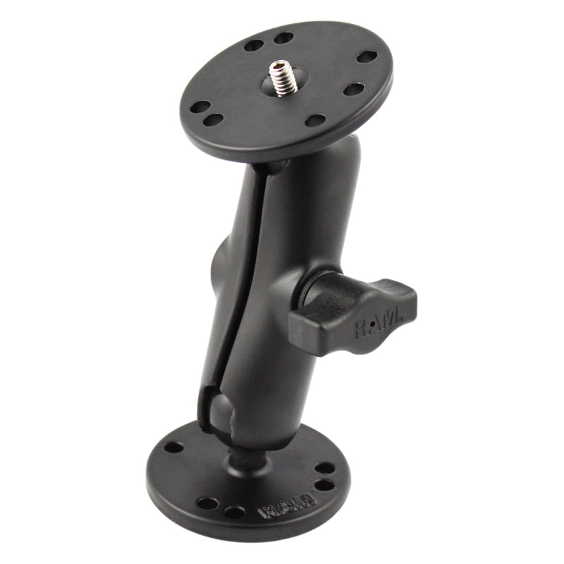 RAM®双球座，带1/4”-20外螺纹- B规格中号