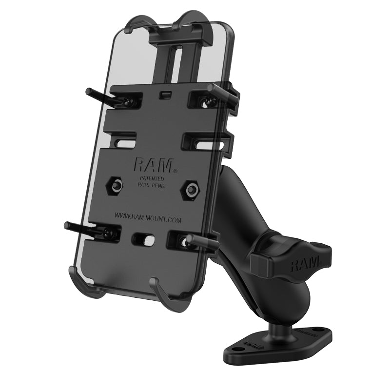 RAM® Quick-Grip™手机支架，带钻石底座