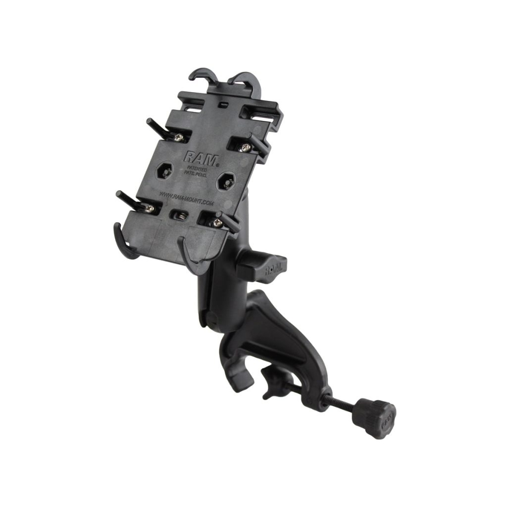 RAM® Quick-Grip™手机支架，带磁叉夹底座