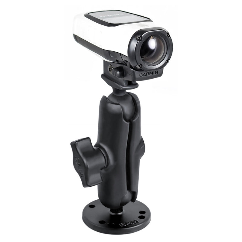 带有Garmin VIRB™相机适配器的RAM®钻取底座