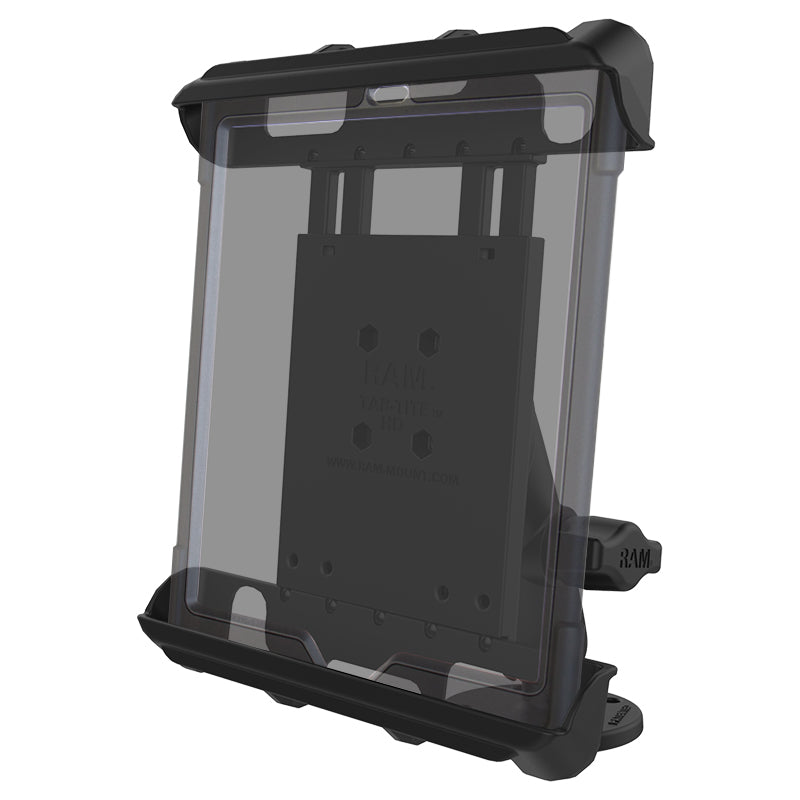 RAM® Tab-Tite™钻制底座，适用于带盒子的大型平板电脑