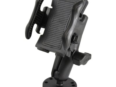 RAM® Drill-Down Mount with Spring-Loaded Phone Holder