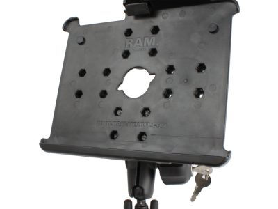 RAM® Latch-N-Lock™ for Apple iPad Gen 1-2 with Handlebar U-Bolt Base