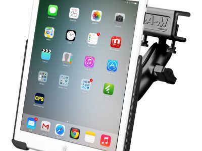 RAM® EZ-Roll’r™ for iPad mini Gen 1-3 with Glare Shield Clamp Base