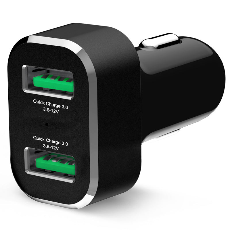 GDS® 2端口USB香烟充电器，配备高通® Quick Charge™