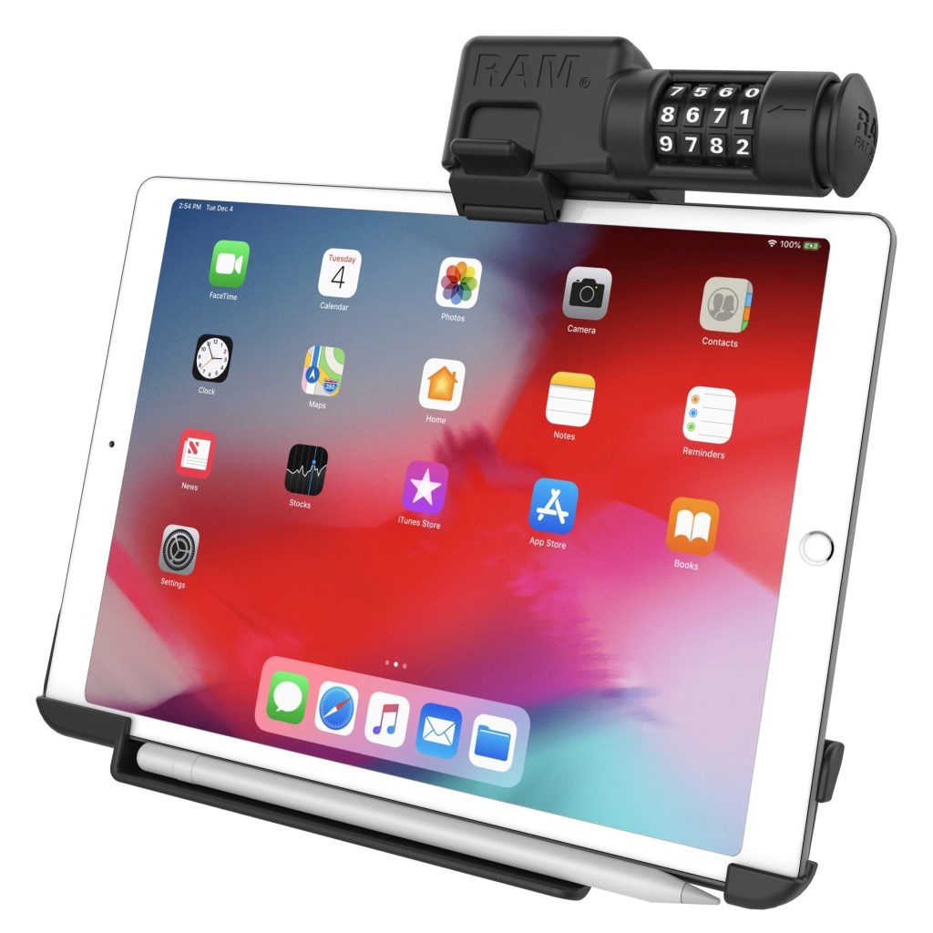 适用于iPad Pro 11英寸和Air 4的RAM® EZ-Roll ‘ r ™组合锁架