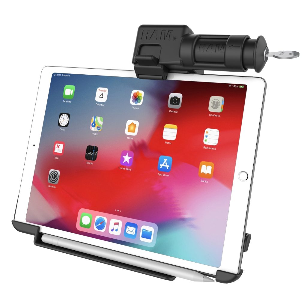适用于iPad Pro 11英寸和Air 4的RAM® EZ-Roll ‘ r ™带钥匙锁架
