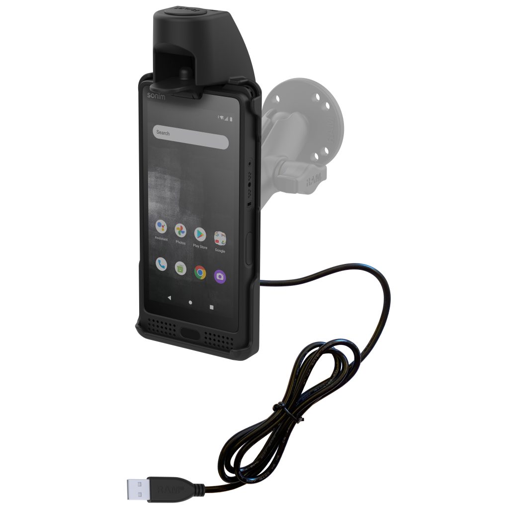 RAM® EZ-Roll ‘r ™ Powered Dock，适用于Sonim XP 10