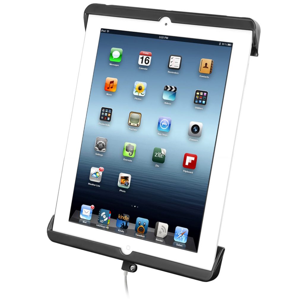 适用于Apple iPad Gen 4的RAM® Tab-Dock™弹簧支架