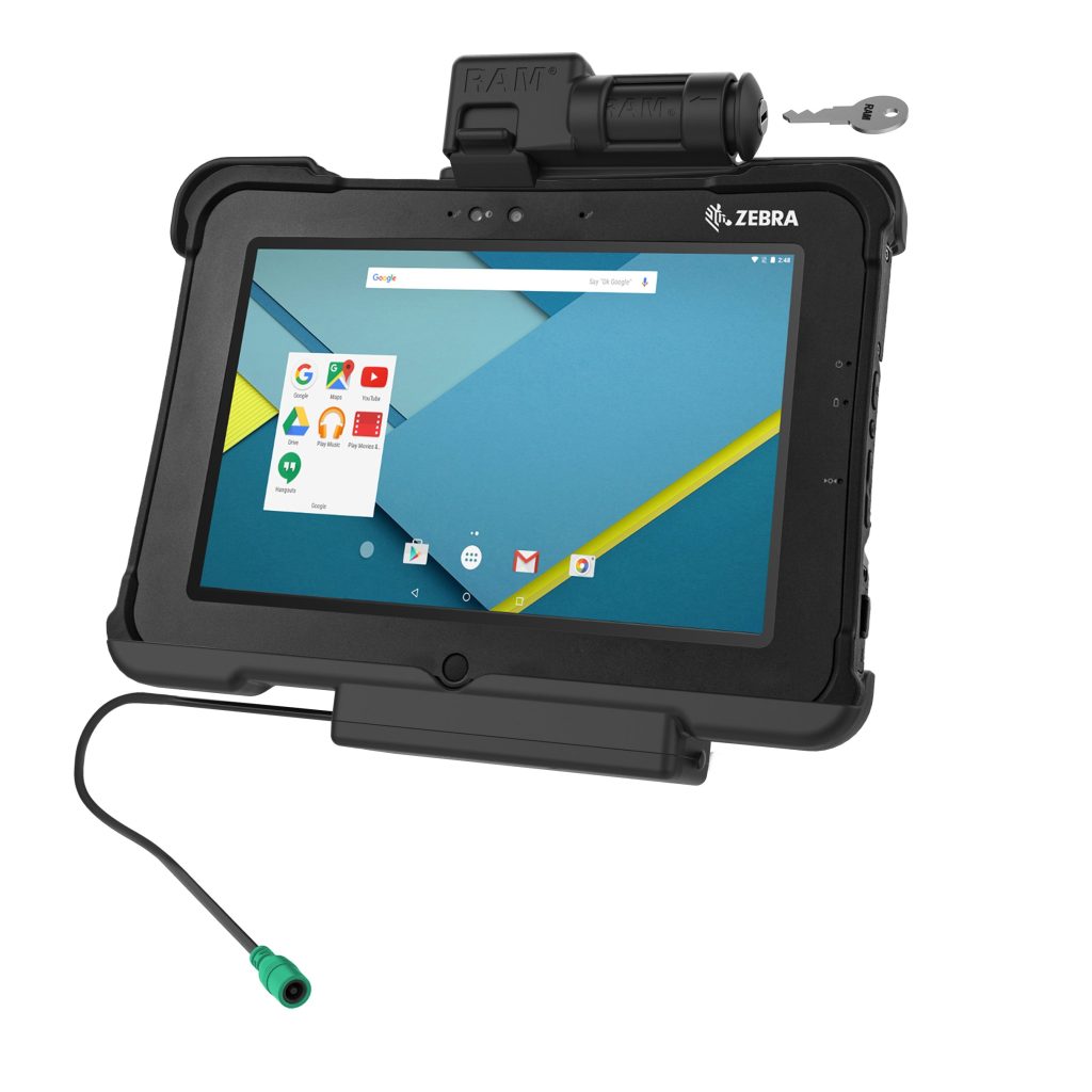 适用于Zebra XSLATE L10的GDS®钥匙锁定电动底座