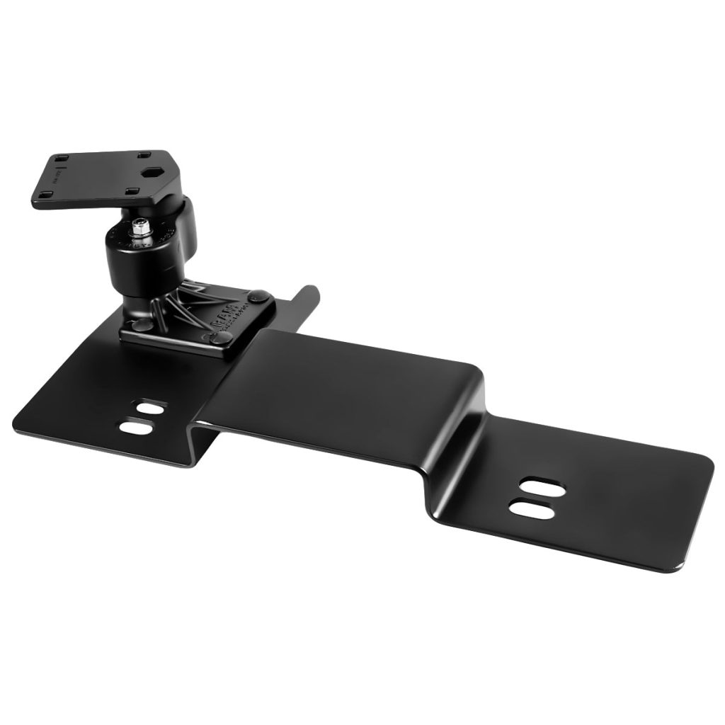 配备Adjust-A-Pole™的RAM®车载底座，适用于’ 04-14 Ford F-150 +更多
