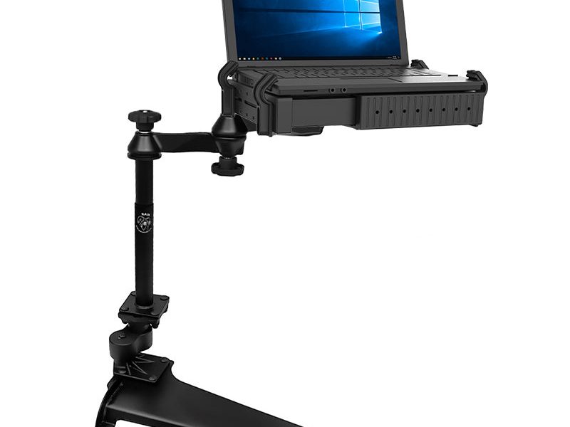 RAM® No-Drill™ Laptop Mount for ’07-21 Toyota Tundra + More