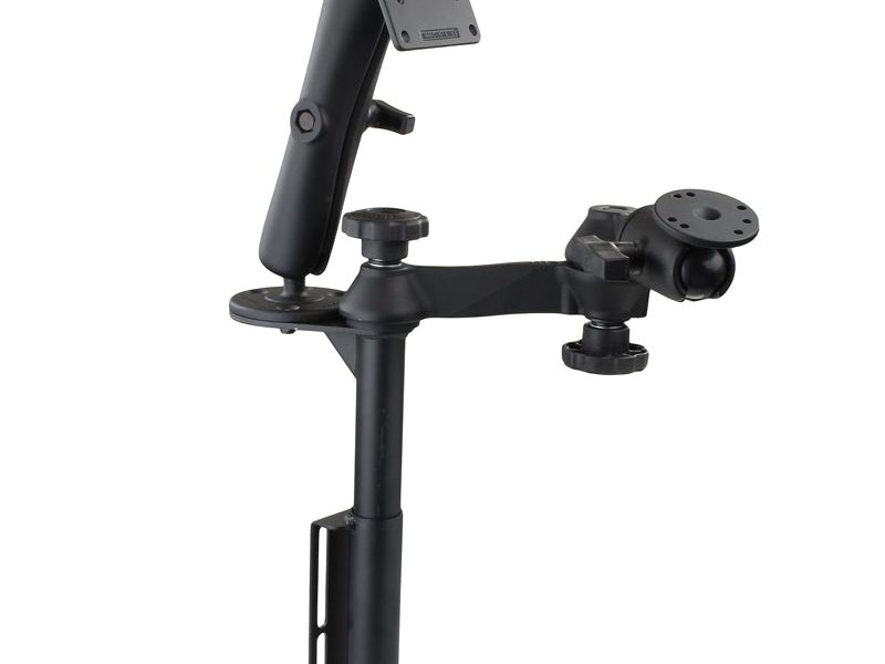 RAM® Vertical Drill-Down Mount with Swing Arms and Double Ball Mount