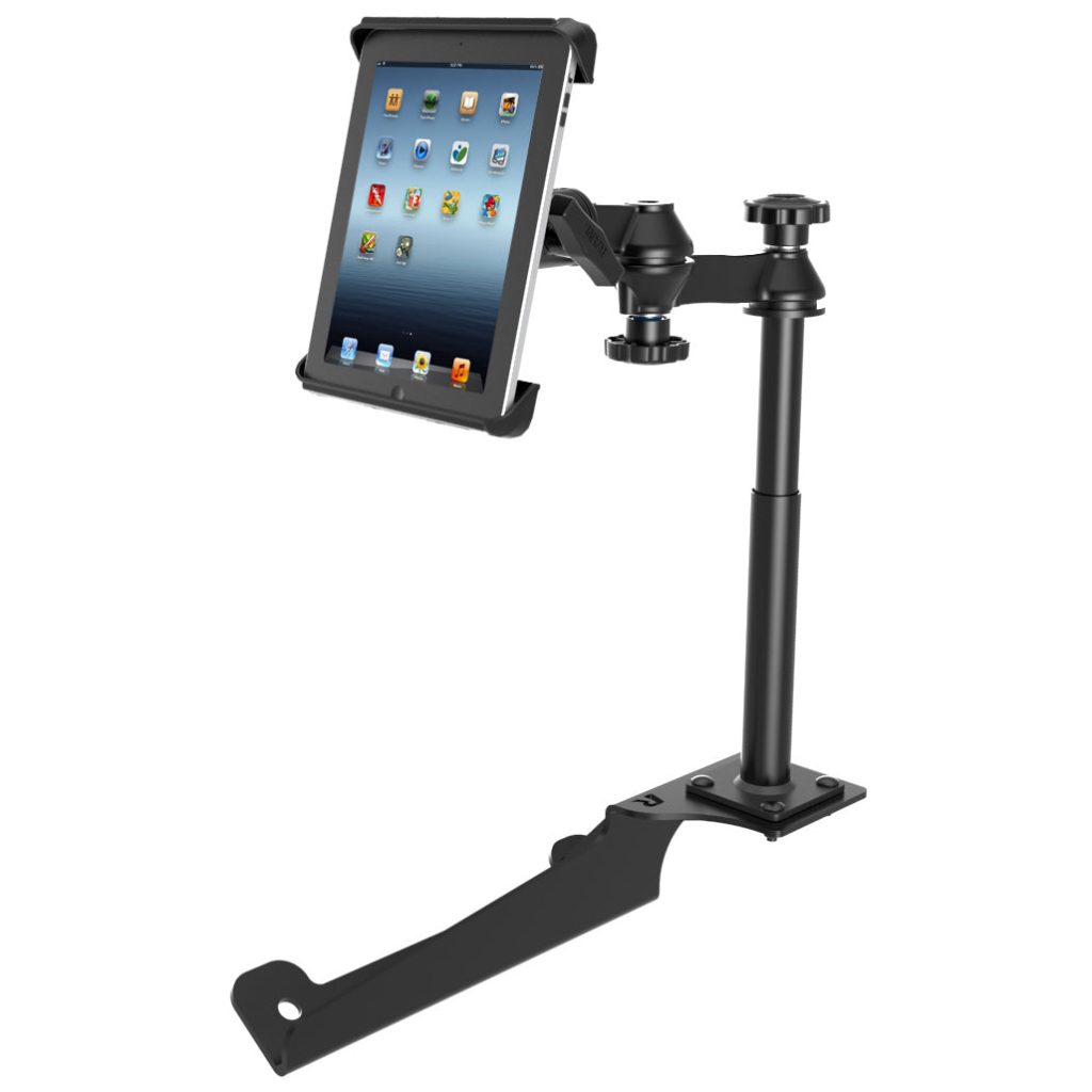 RAM® No-Drill™ iPad 1-4底座，适用于99-16年福特F-250 – F750 +更多