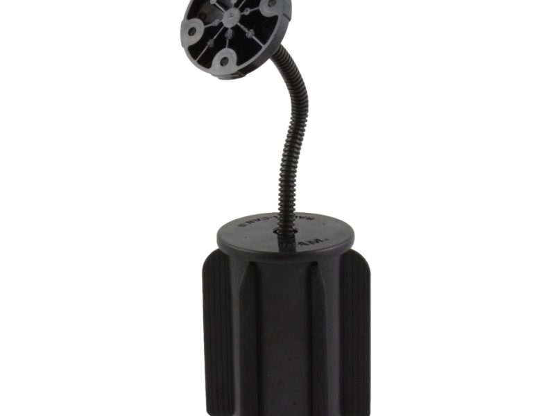 RAM-A-CAN™ II Cup Holder Mount with RAM® Flex-Arm™ and Round Plate