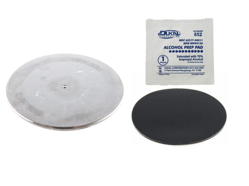 RAM® Clear 3.5″ Adhesive Plate for Suction Cups