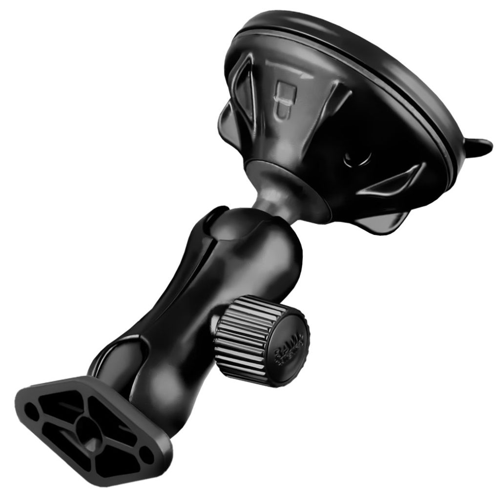 RAM® Twist-Lock™低剖面吸盘双球座