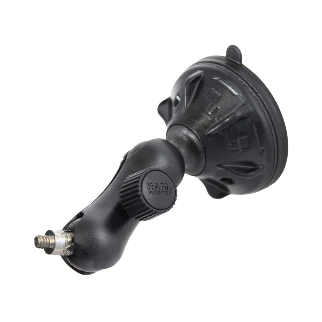 RAM® Twist-Lock™低剖面吸座，带1/4英寸-20螺柱