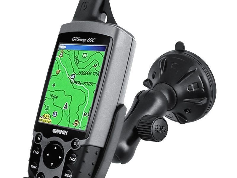 RAM® Twist-Lock™ Low-Profile Suction Mount for Garmin GPS 60 + More