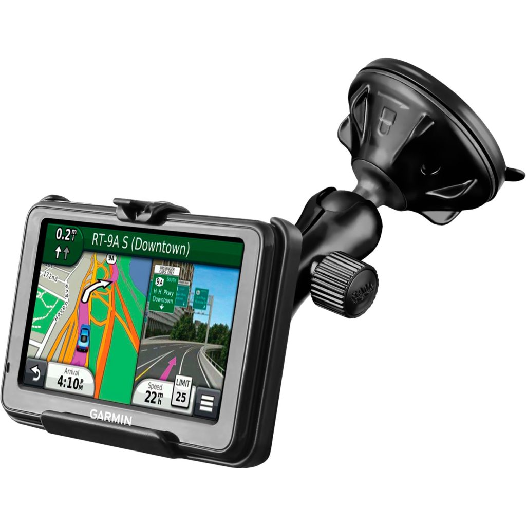 适用于Garmin nuvi 200 W+更多的RAM® Twist-Lock™低胸吸座