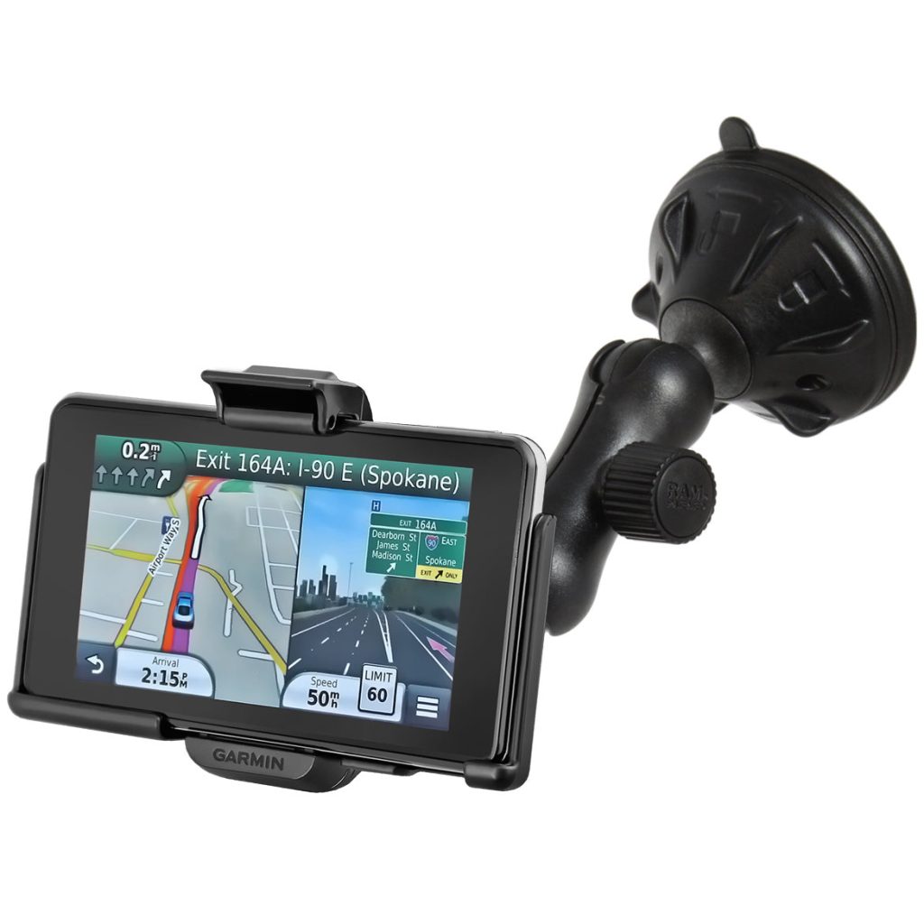 适用于Garmin nuvi 3450 +的RAM® Twist-Lock™低剖面吸座