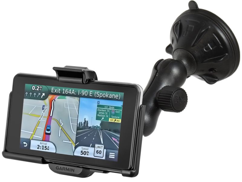 RAM® Twist-Lock™ Low-Profile Suction Mount for Garmin nuvi 3450 + More