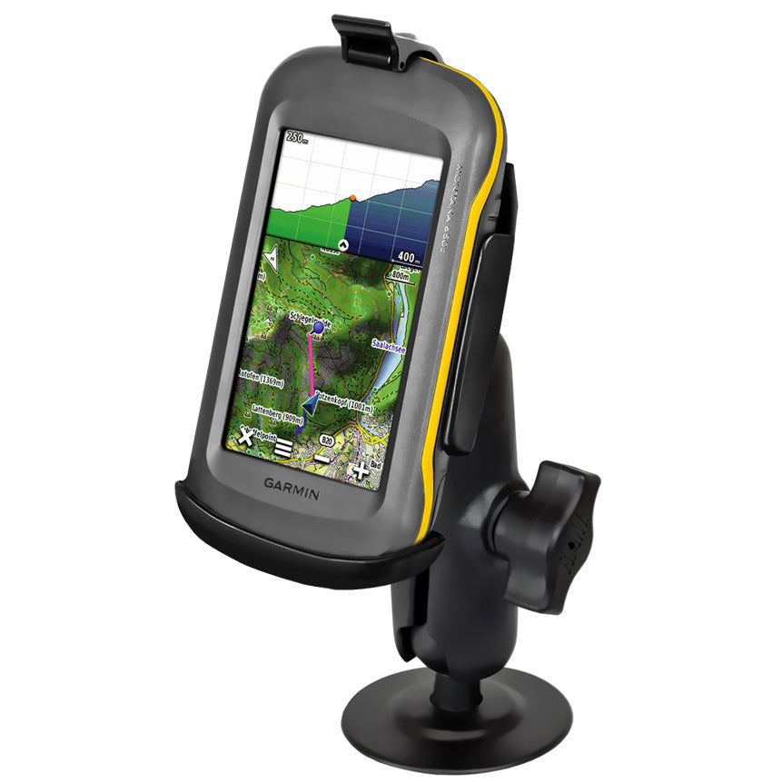 适用于Garmin Montana的RAM® EZ-Roll ‘ r ™，带柔性粘合剂底座+更多