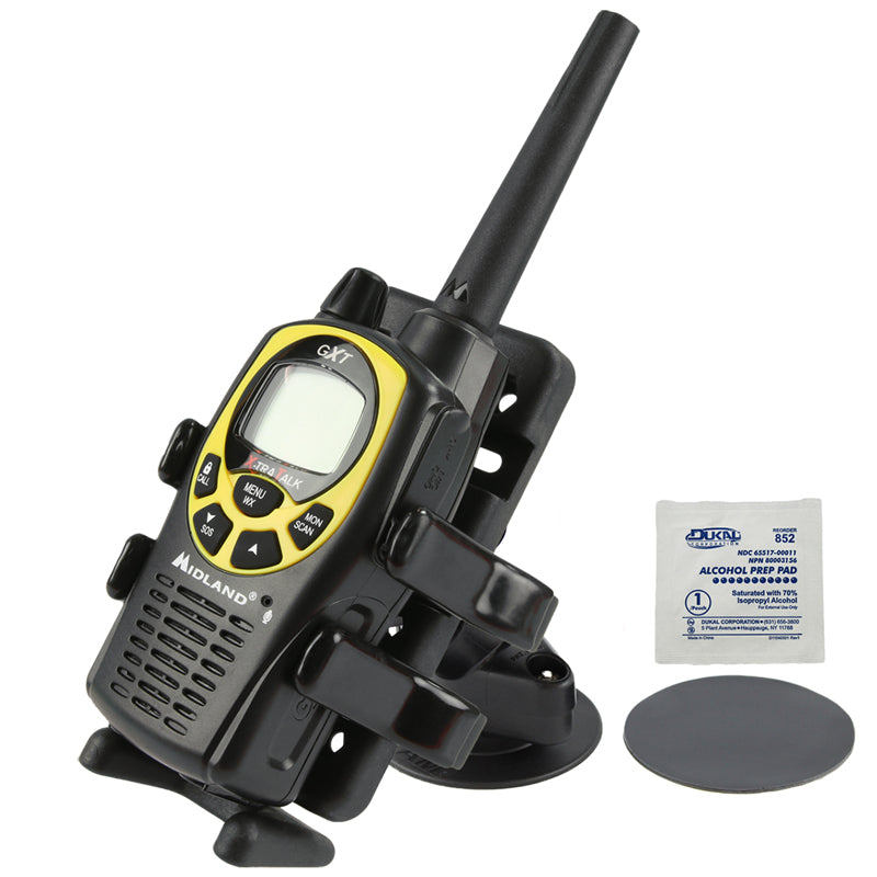 RAM® Finger-Grip™ GPS和收音机支架，带柔性粘合剂仪表板支架