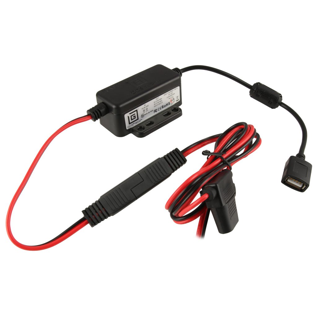 GDS®模块化10- 30 V硬线充电器，带母USB A型连接器