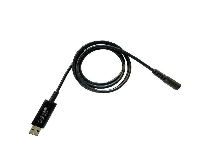 RAM® Audio Adapter Cable – 3.5mm Female Connector to USB Type A Male