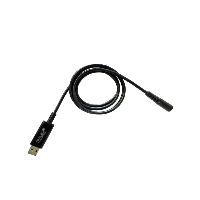 RAM®音频适配器电缆- 3.5mm母头连接器至USB A型公头