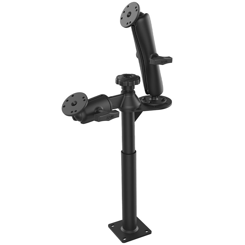 RAM® Tele-Pole™，带8英寸和9英寸极点和双球座