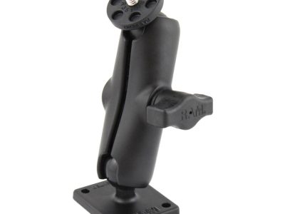 RAM® Double Ball Mount with AMPS Plate and 1/4″-20 Action Camera Adapter
