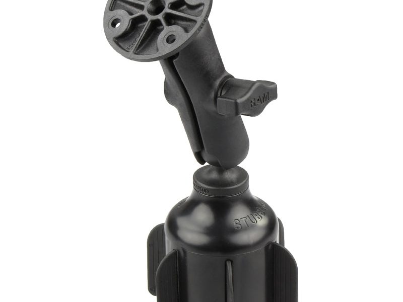RAM® Stubby™ Cup Holder Mount with Round Plate