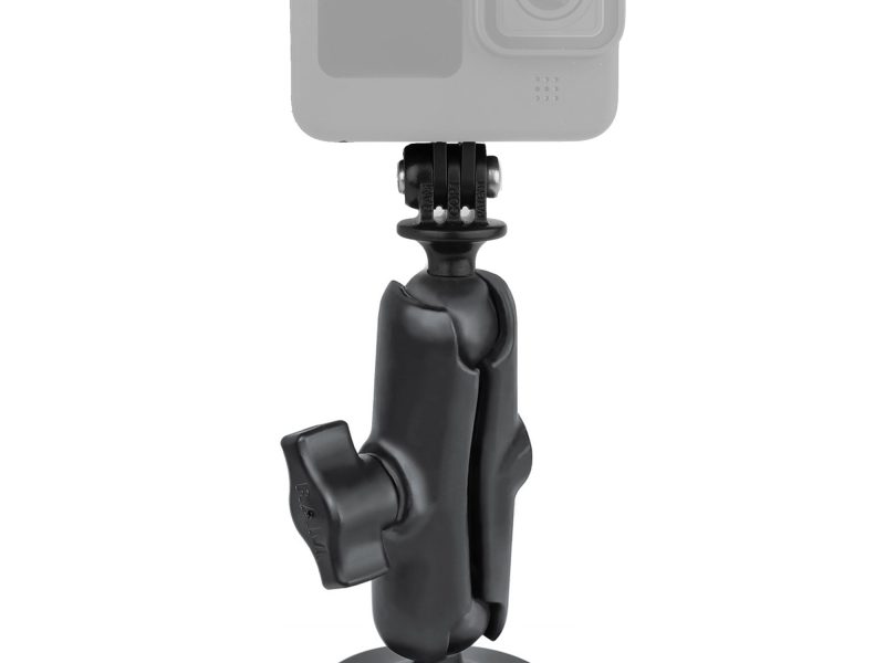 RAM® Flex Adhesive Double Ball Mount with Action Camera Adapter