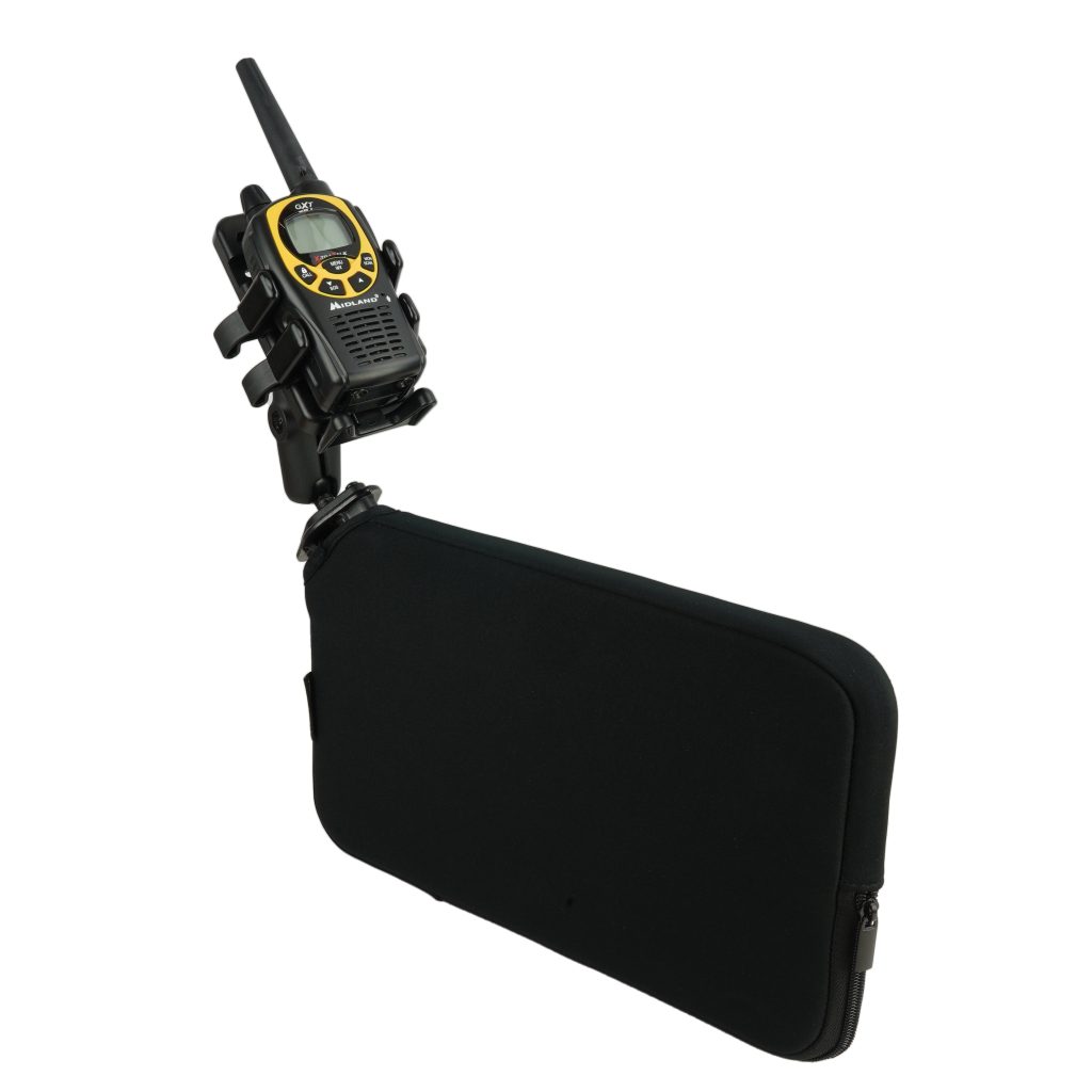 RAM® Finger-Grip™通用底座，配有RAM® Tough-Wedge™底座