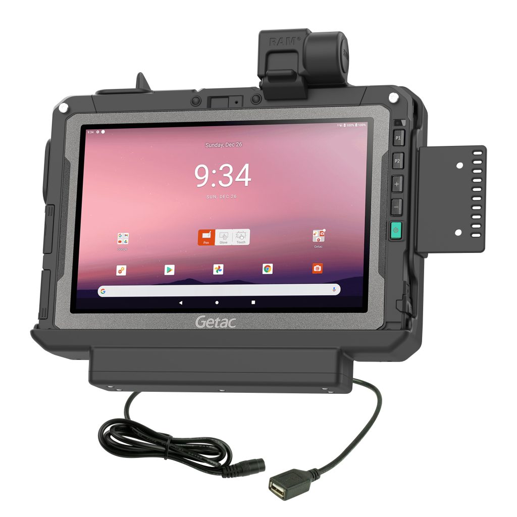 Getac ZX 10的RAM®电源+数据底座