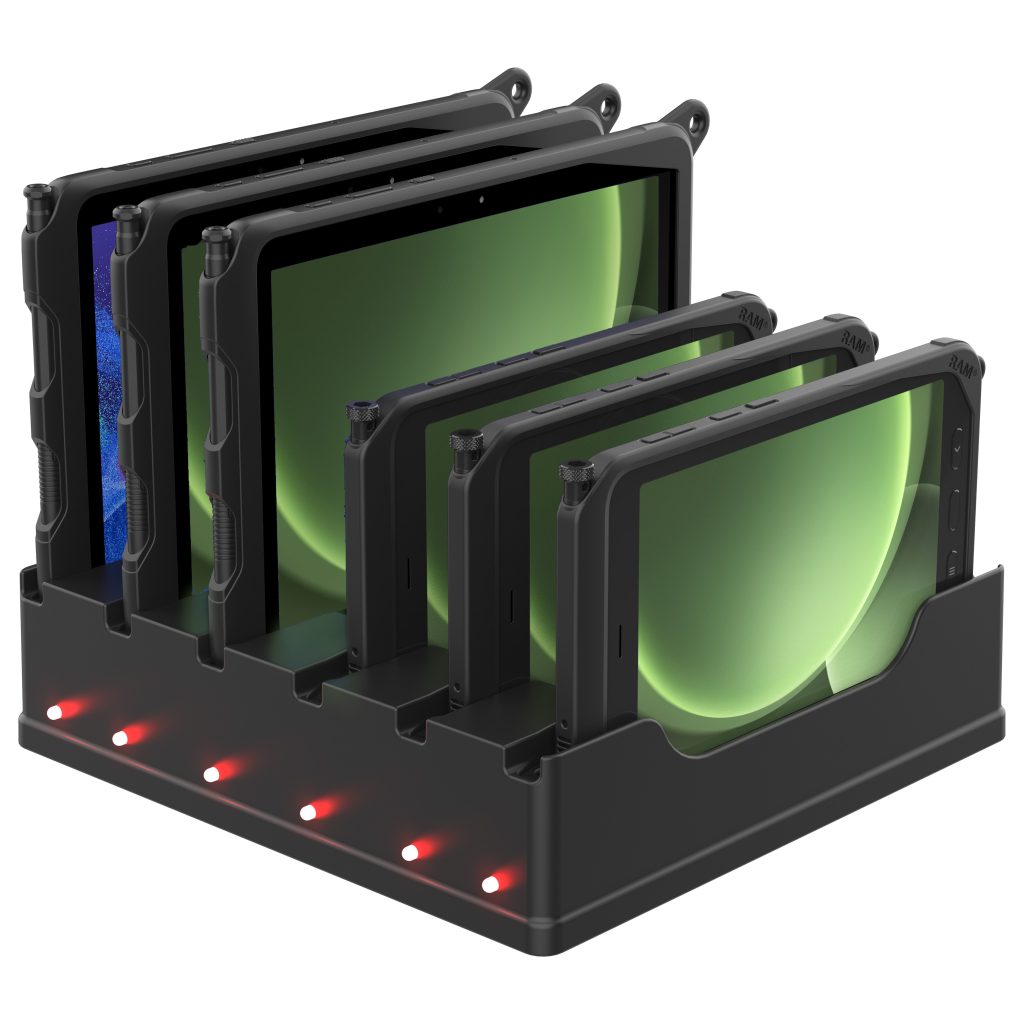 RAM® 6端口Dock，适用于三星Tab Active 5 Pro、4 Pro、Tab Active 5 & 3