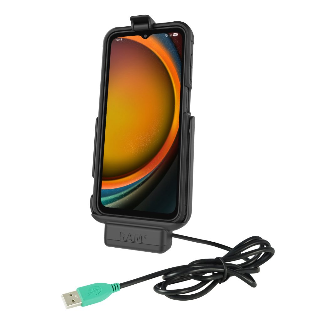 RAM® EZ-Roll ‘ r ™ Dock，适用于XCover 7、7 Pro和6 Pro，配有OEM或RAM® Skin™
