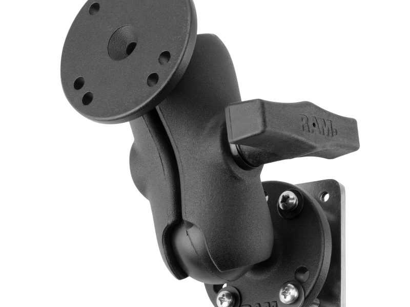 RAM® Drill-Down Dashboard Mount with Backing Plate – C Size Short