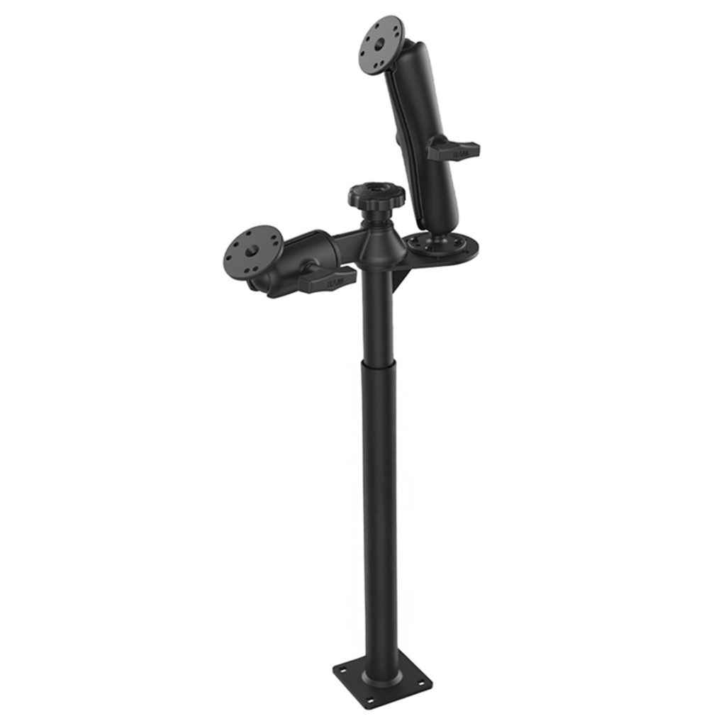 RAM® Tele-Pole™，带12英寸和18英寸极点和双球座