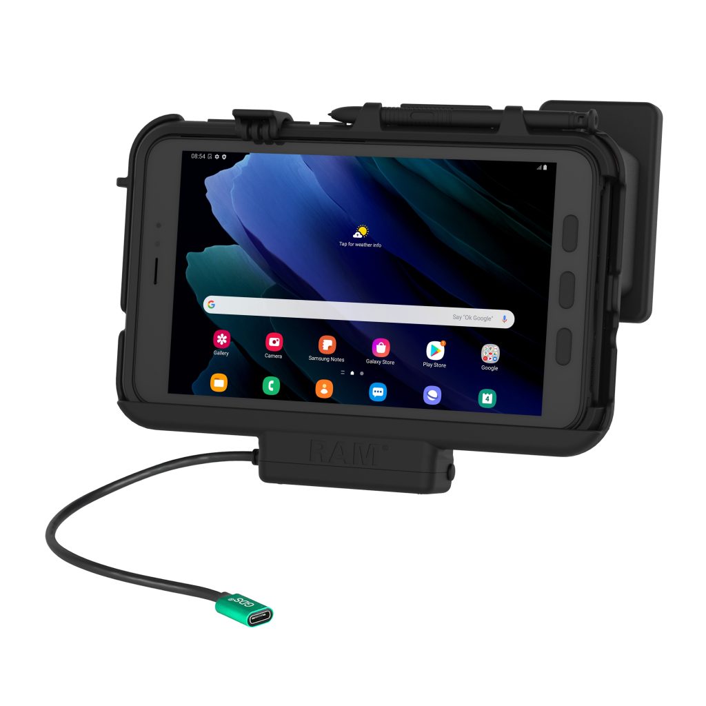 RAM® USB-C供电底座，用于Tab Active 3，带OtterBox universSE