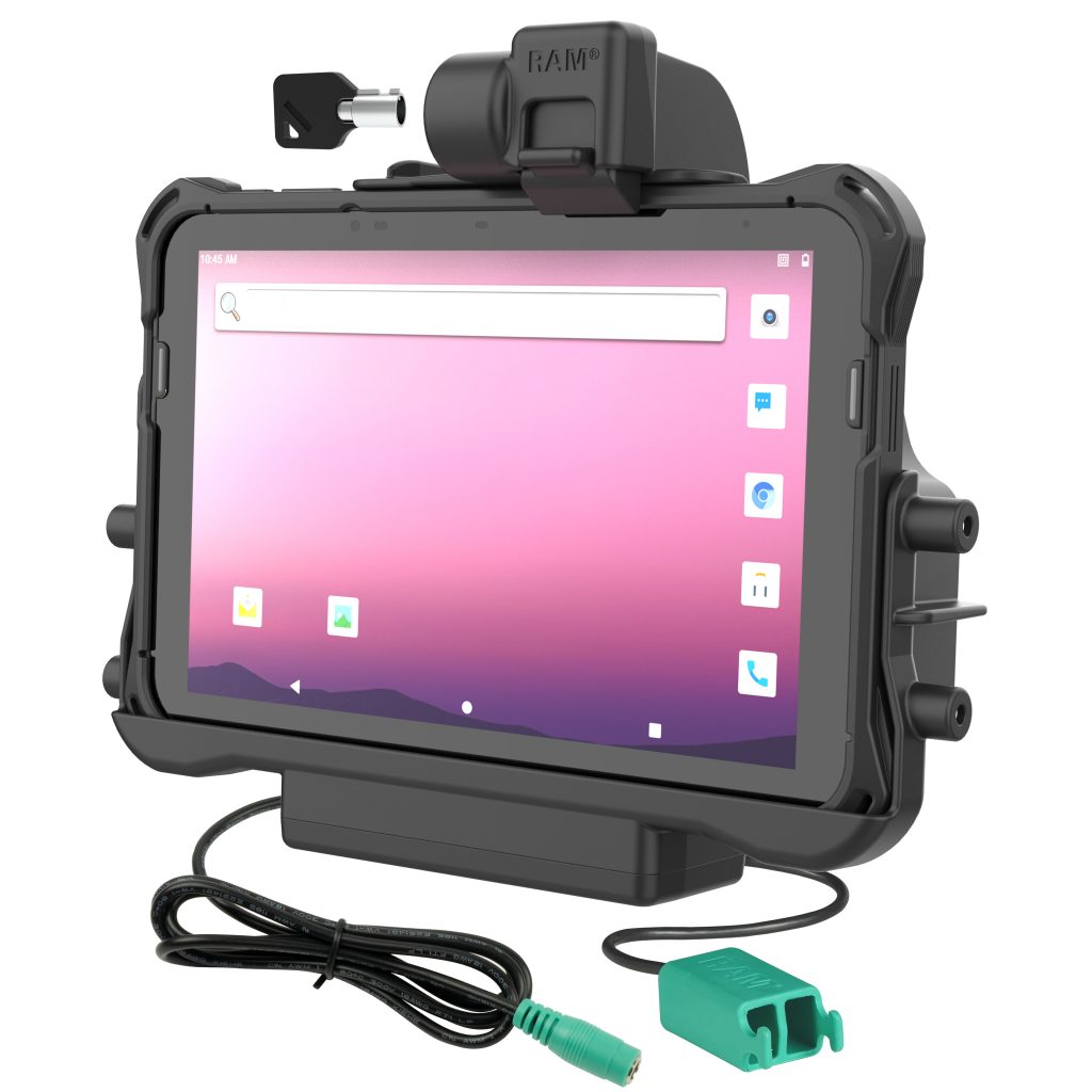 RAM®锁定电源+适用于Honeywell ScanSYS EDA 10A的双USB底座