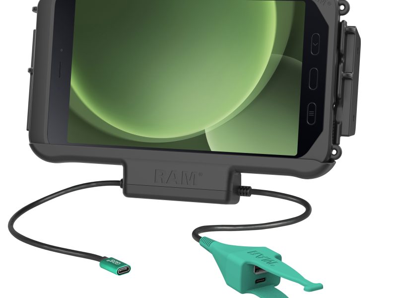 RAM® USB-C Modular Dock + USB-C & USB-A Data for Samsung Tab Active5 & 3
