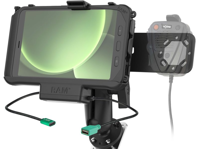 RAM® Aina PTT Voice Responder Vehicle Bundle for Samsung Tab Active5