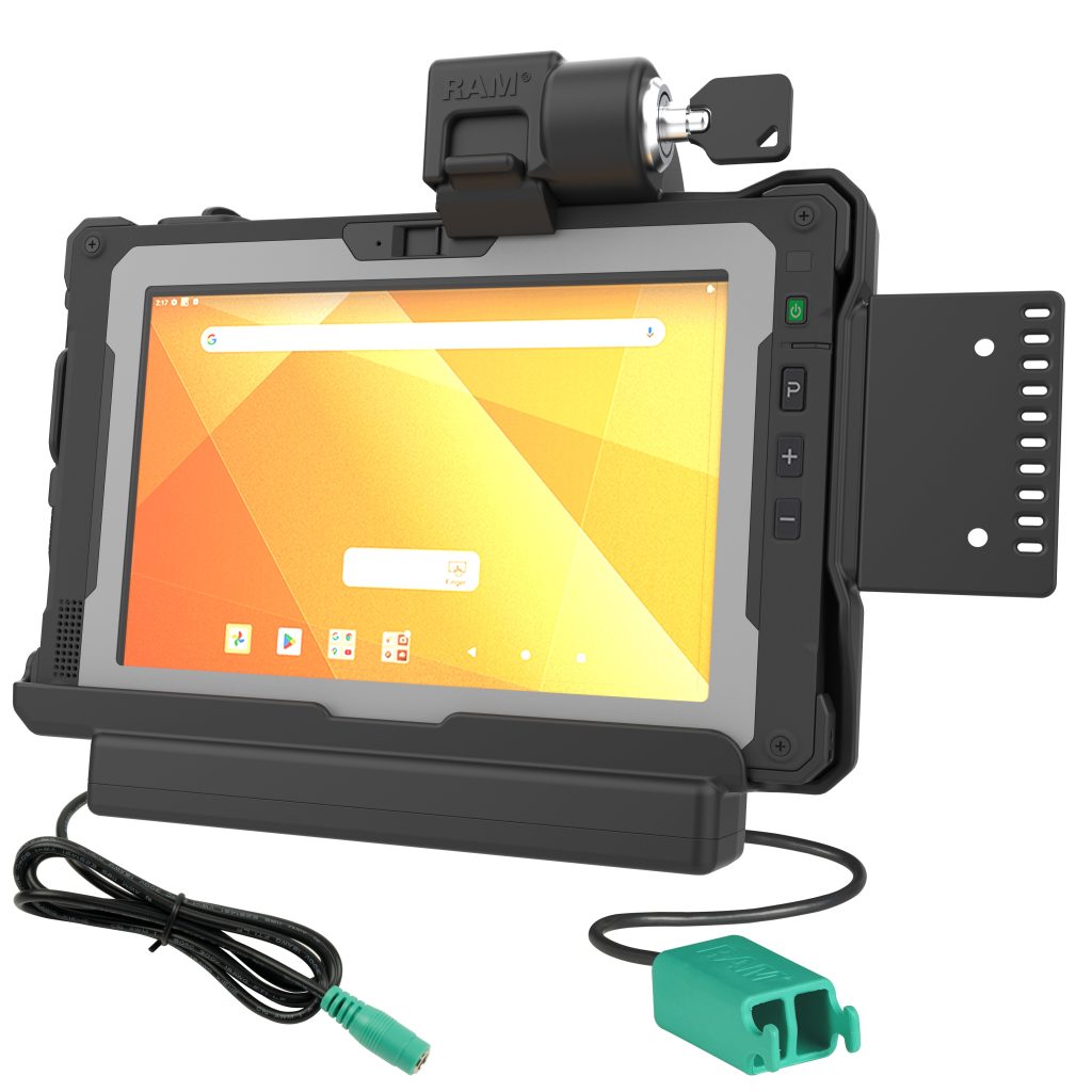 RAM®锁定电源+Getac ZX 80双USB数据底座