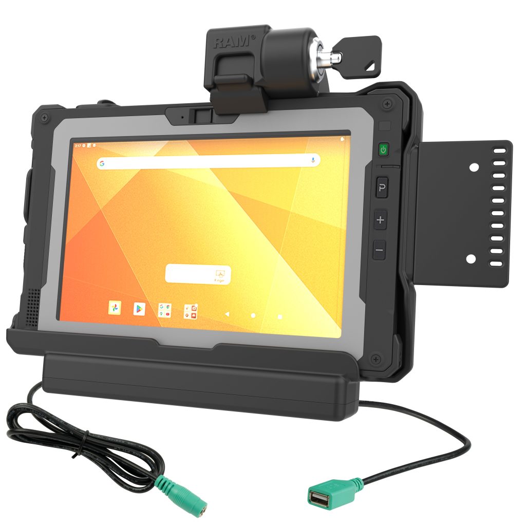 Getac ZX 80的RAM®锁定电源+数据底座